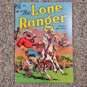 THE LONE RANGER 23 F VF DELL WESTERN ORIGIN ISSUE 1950